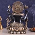 Ganesha Black Edition Brass Statue - 12" Height | Handcrafted Pure Brass Idol